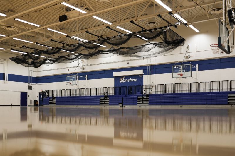 Spartans gym at the Fergus Falls campus