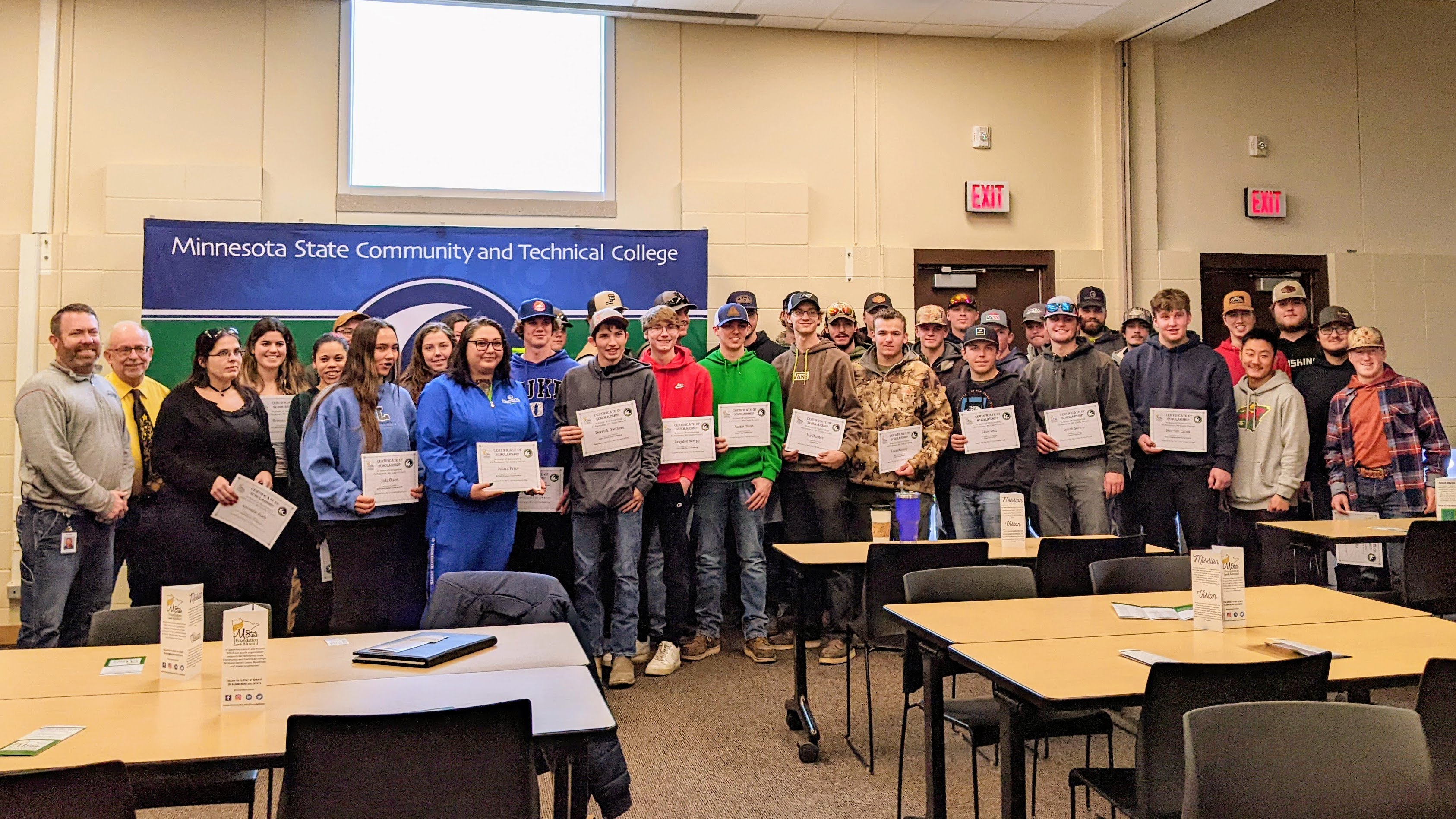 Wadena campus fall 2023 M State Foundation and Alumni Scholarship Ceremony
