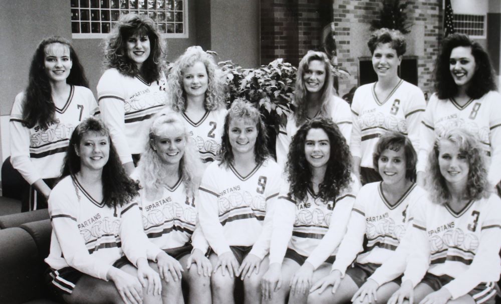 1987 Spartan Volleyball Team