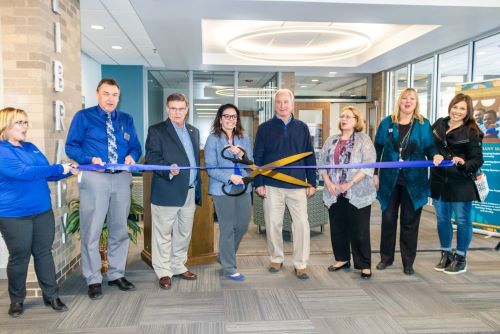 Ribbon cutting for the Success Center