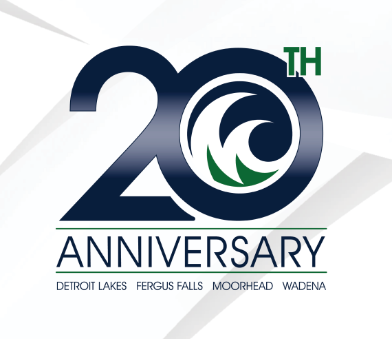M State 20th Anniversary logo