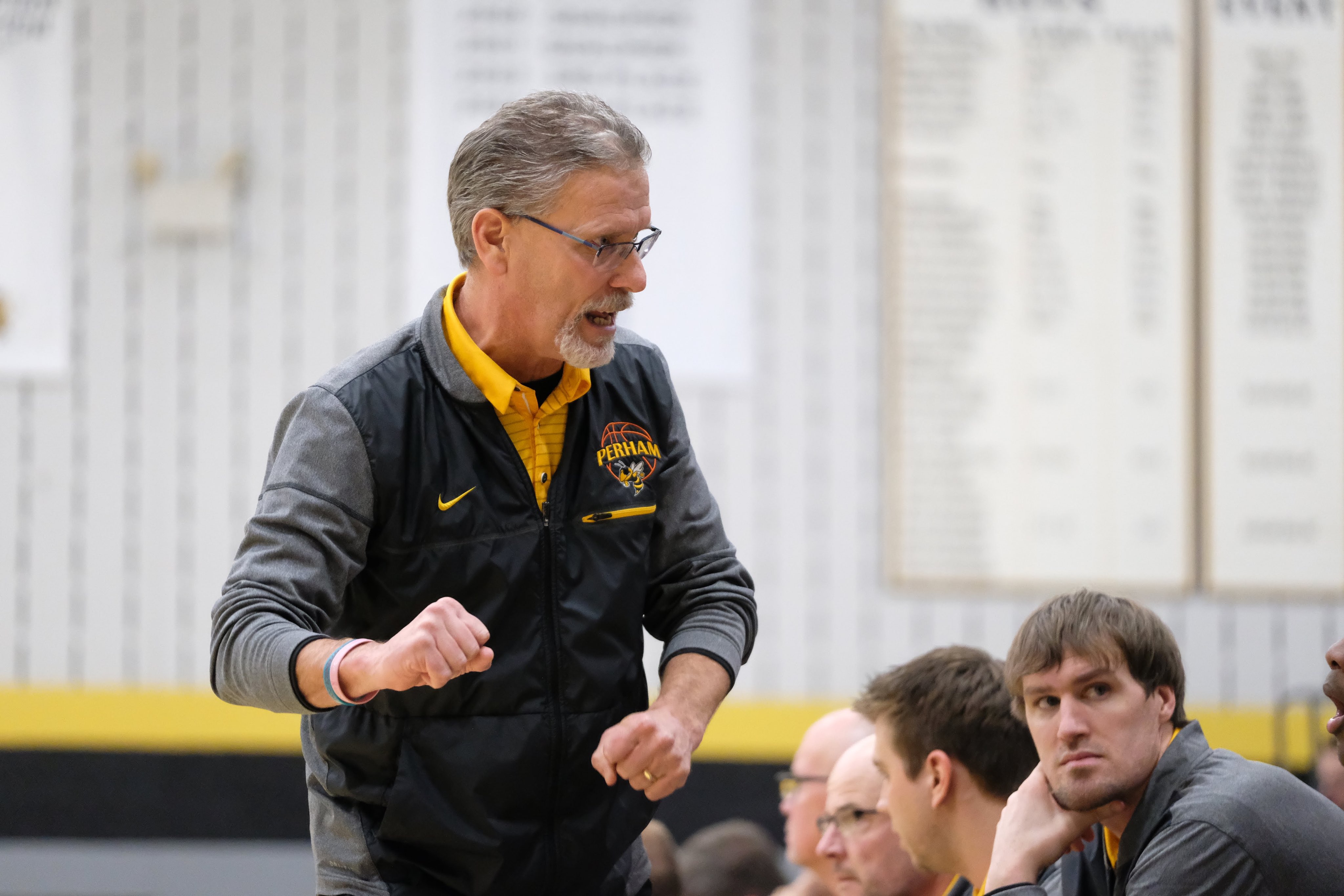 Dave Cresap on the court