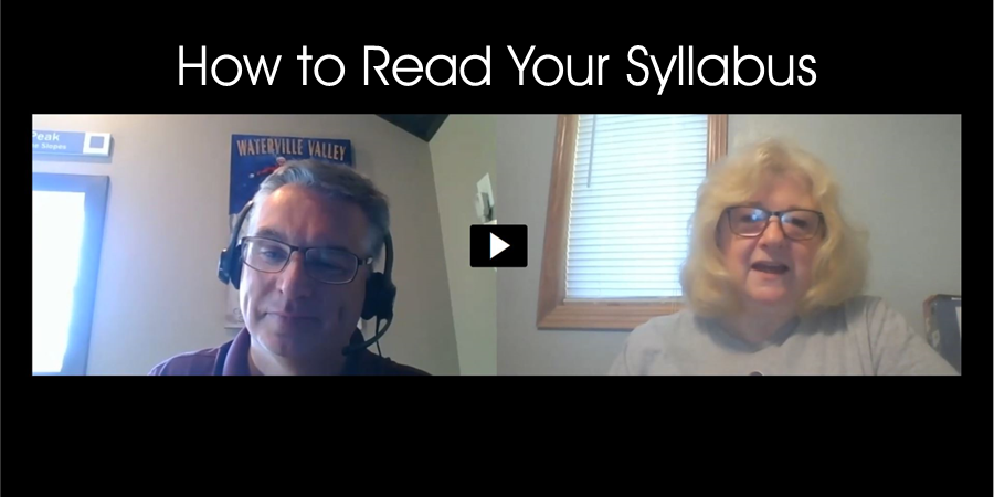 How to Read Your Syllabus