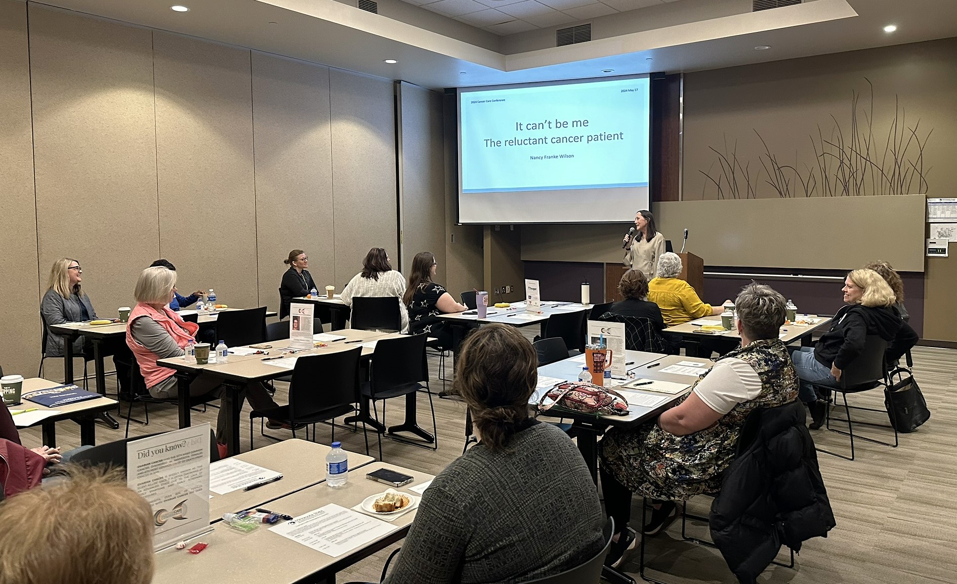 Healthcare professionals participate in the 2024 Cancer Care Conference at M State's Moorhead campus.