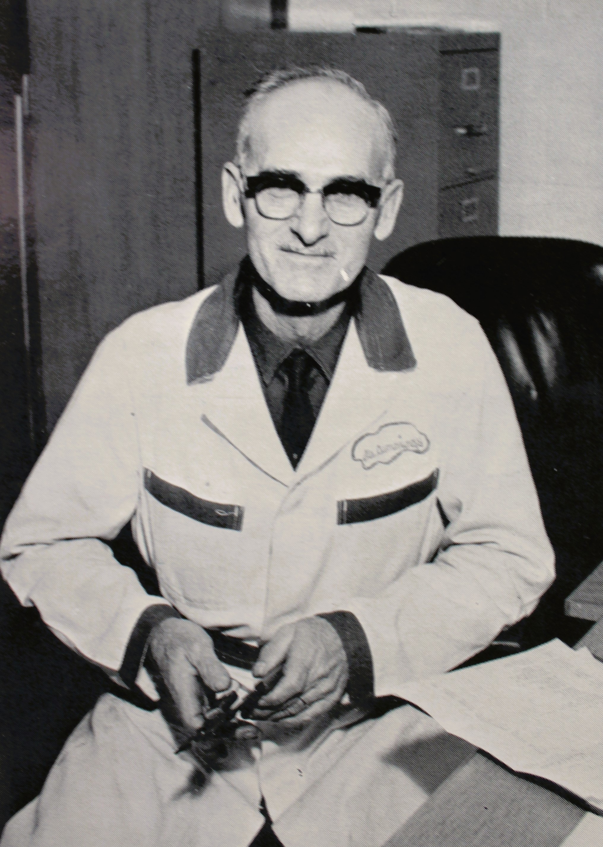 Barney C. Cummings, the M State small engines program's first instructor (from the 1969 college yearbook).