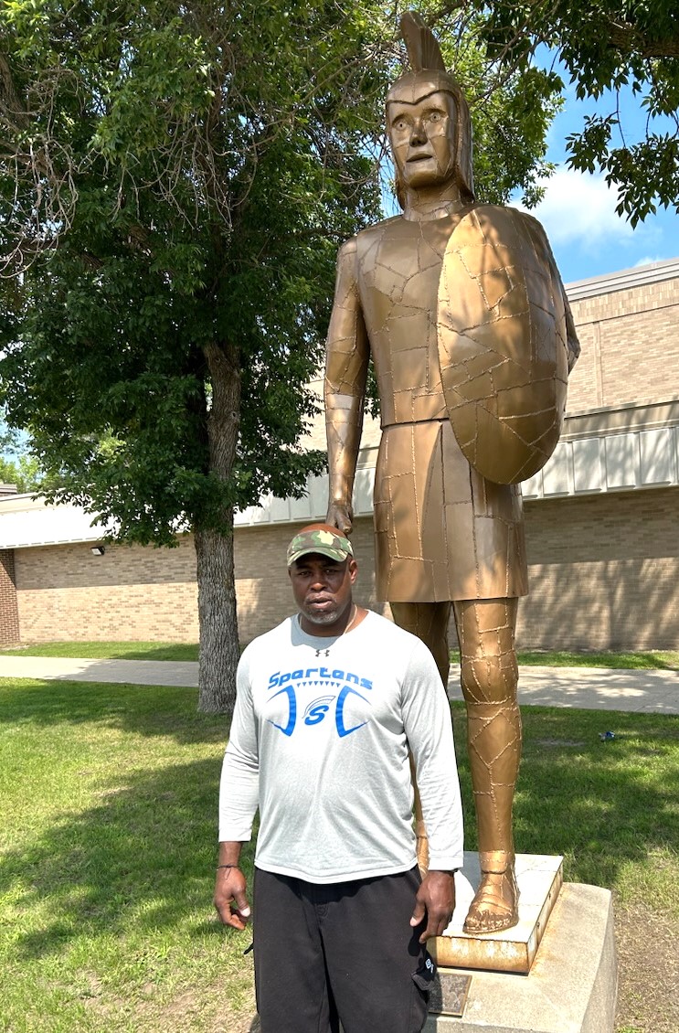 Spartans Football Head Coach Bernard Holsey 2023