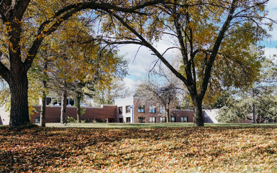 Photo of on-campus apartments