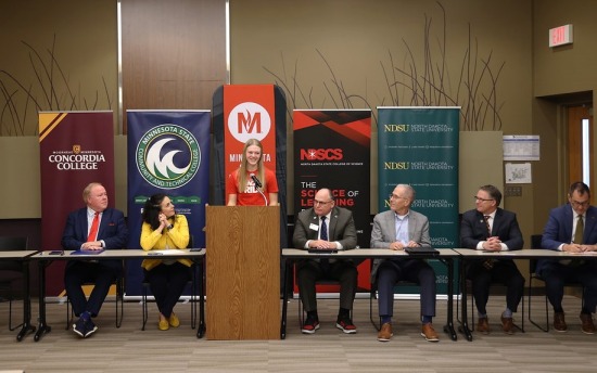 Metro College Alliance signing event at M State in Moorhead