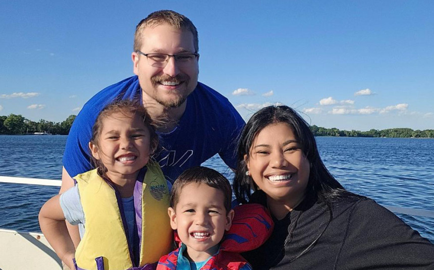 Patrick Tostenson and family