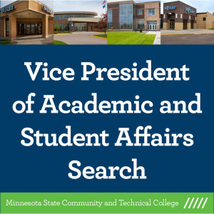 Vice President of Academic and Student Affairs Search tile