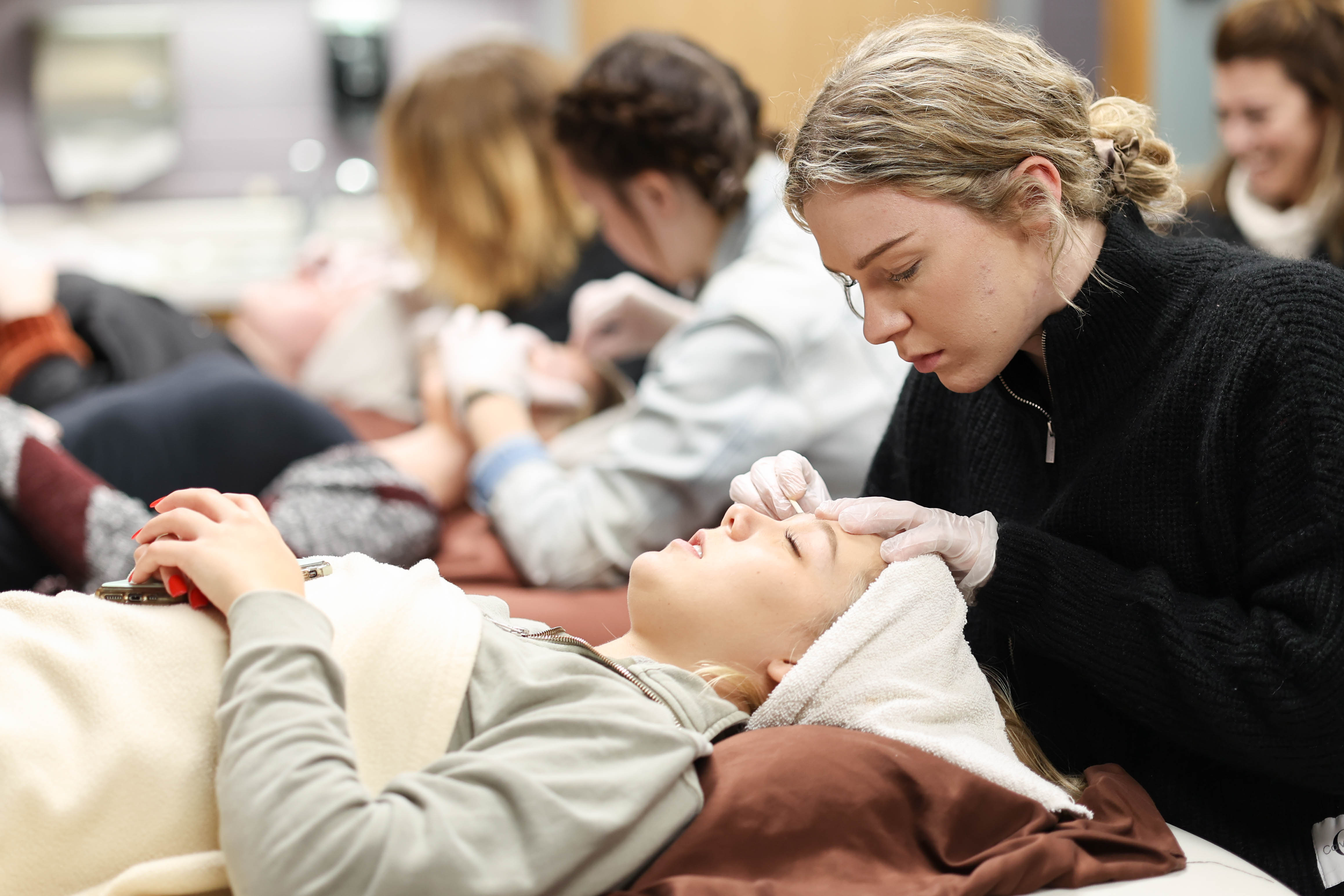 Cosmetology students hone their skills on the Wadena campus