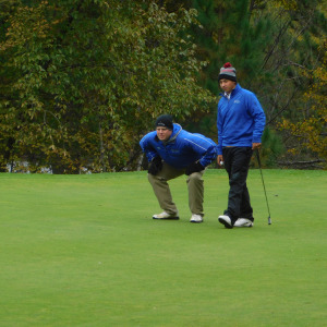 Coach Retzlaff with Wyatt Blomseth