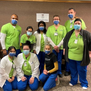 PN students assist with vaccinations