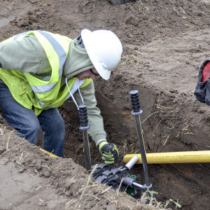 Gas Utility trench